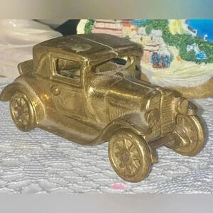 Vintage Collectible Brass  Car (#115R)
